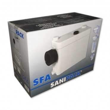 канализационный насос для переноса канализации от ванной комнаты и санузла с подвесным унитазом