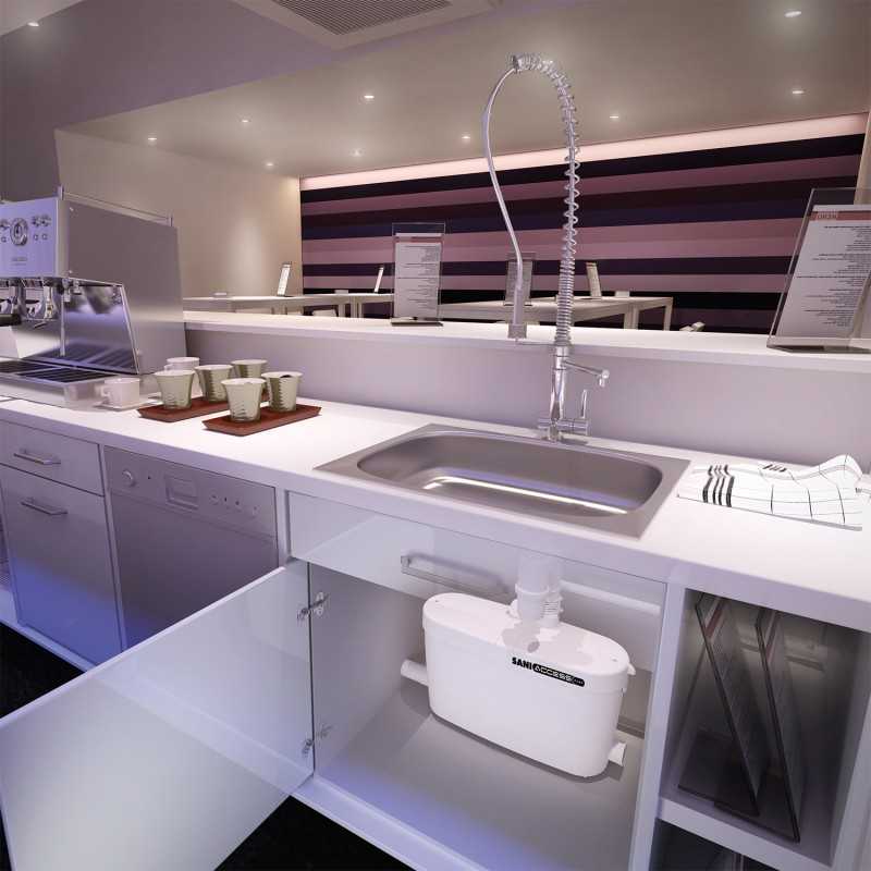 как перенести кухню в жилую комнату