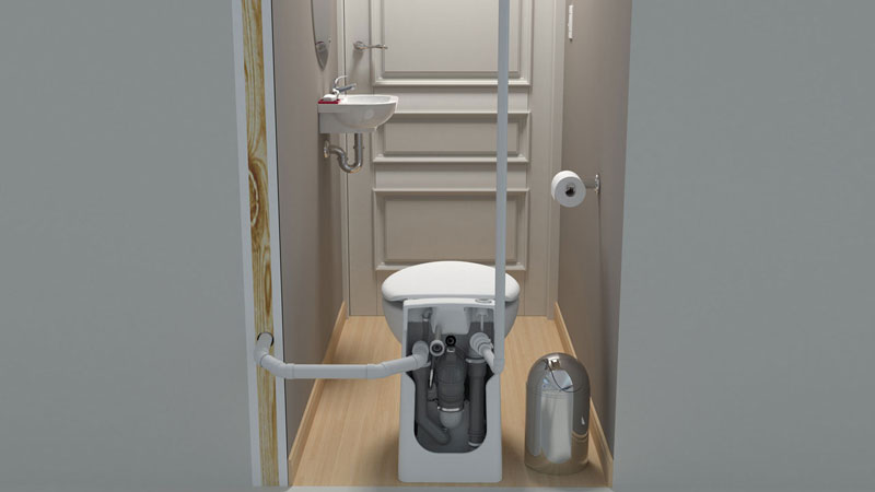 особенности унитазов со встроенным насосом