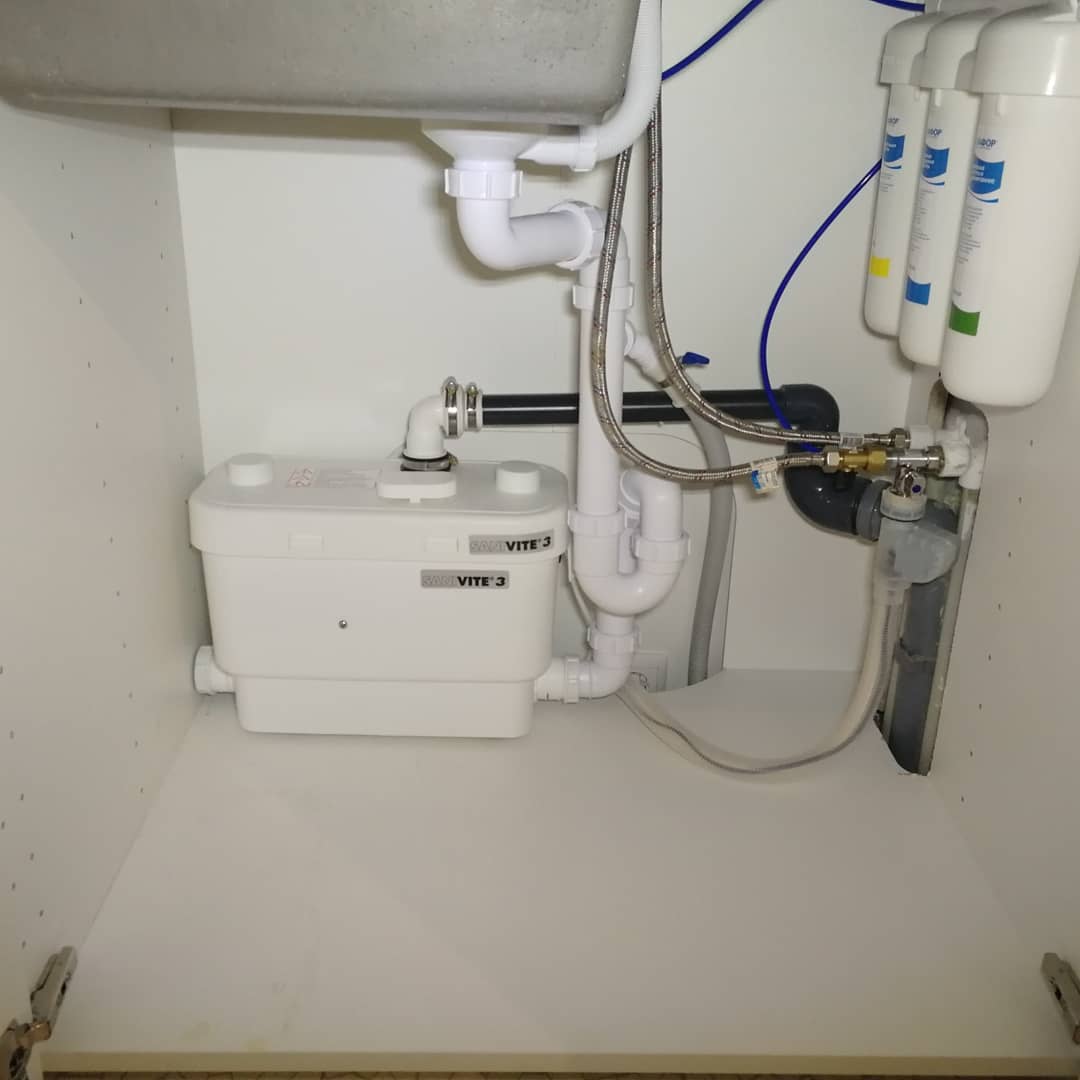 перенос кухни насосы