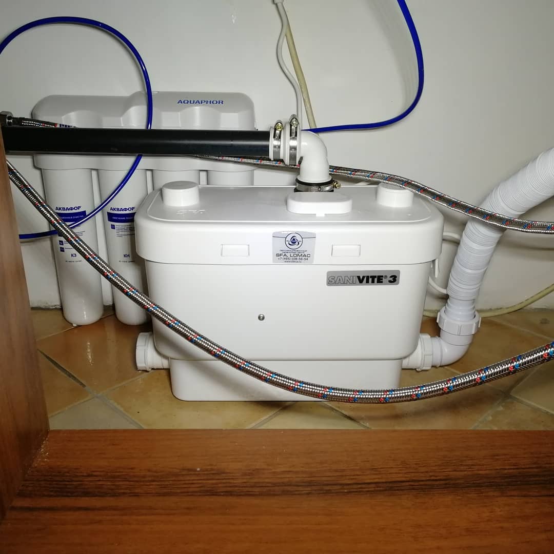 подключение насоса для кухни