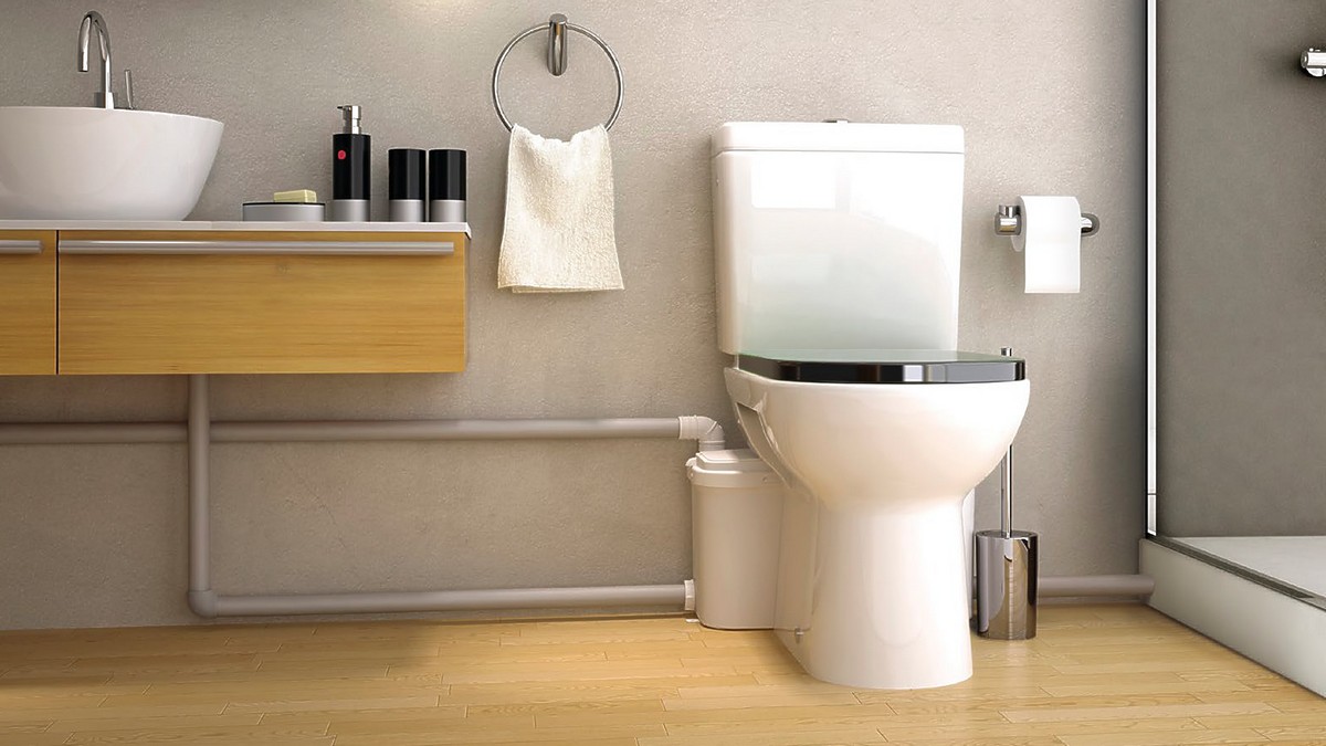 унитаз с канализационным насосом