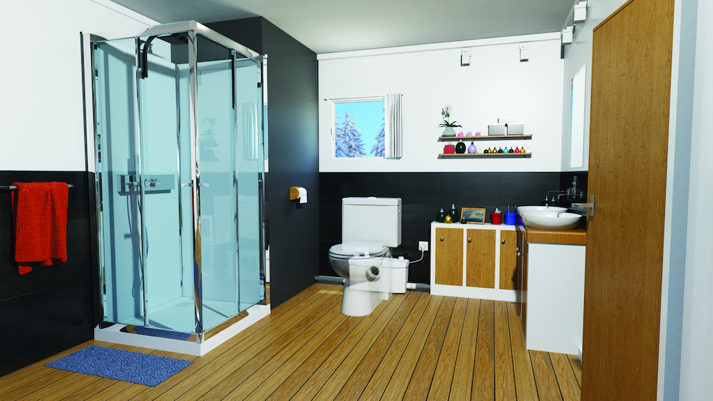 перенести унитаз в угол