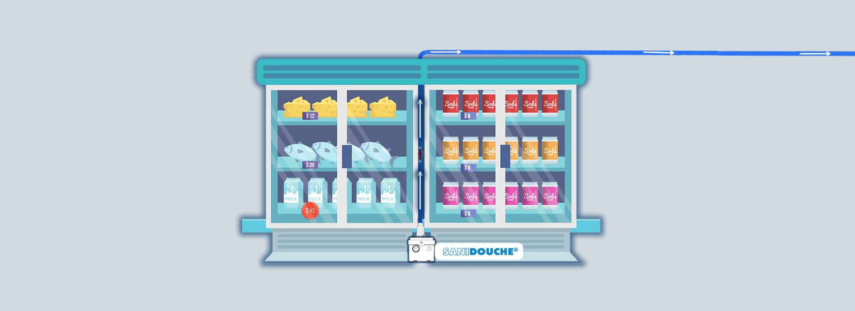 насос отвод конденсата от холодильника