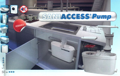 насос для раковины и душа