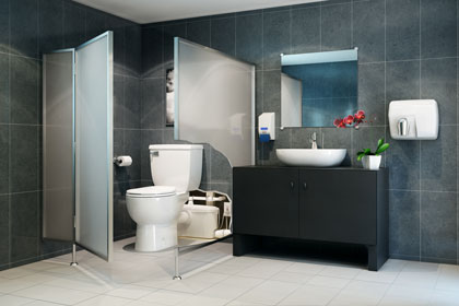 канализационный насос с измельчителем для унитаза