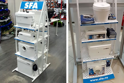 Стойки с насосами SFA